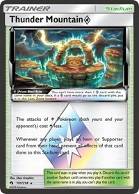 POKEMON Thunder Mountain Prism Star