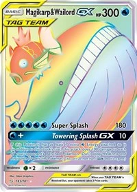POKEMON Magikarp & Wailord GX (Secret)