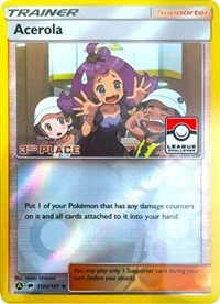 POKEMON Acerola - 112a/147 (League Challenge) [3rd Place]