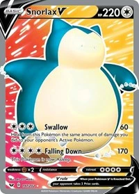 POKEMON Snorlax V (Full Art)