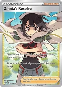 POKEMON Zinnia's Resolve (Full Art)