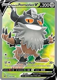 POKEMON Galarian Perrserker V (Full Art)