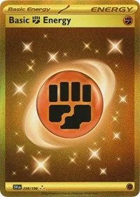 POKEMON Basic Fighting Energy - 258/198