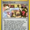 POKEMON Blaine's Quiz #1 1 POKEMON Blaine's Quiz #1 -POKEMON Sales 83879 200w