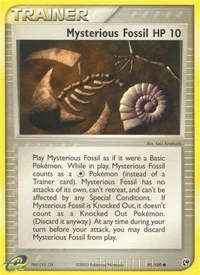 POKEMON Mysterious Fossil